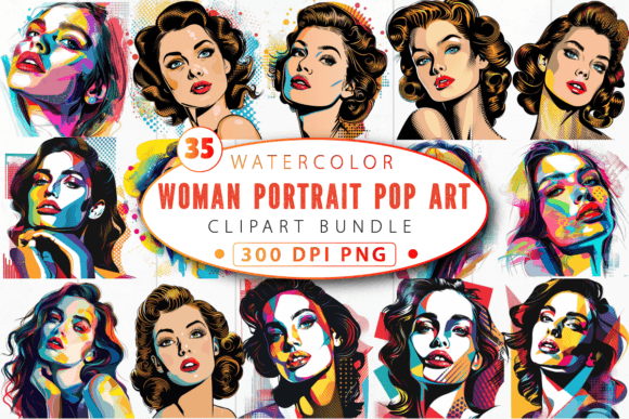 Download Realistic Woman Portrait Pop Art - Pop art Collection