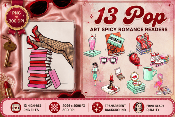 Download Pop Art Spicy Readers Clipart Collection - Pop art Collection