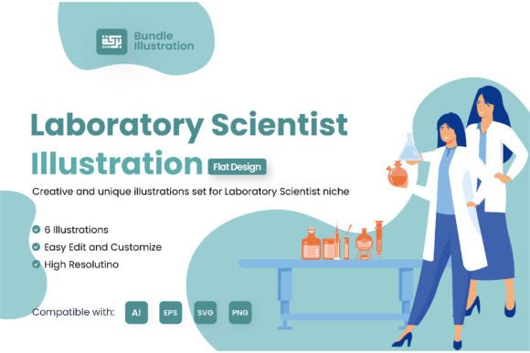 Download Illustration of Laboratory Scientist - Laboratory Collection