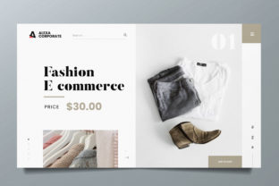 Download Fashion Ecommerce Web Header PSD and AI - Premium Resources