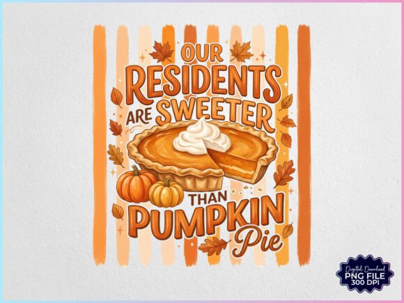 Download Preppy Fall Pumpkin Pie PNG - Premium Resources