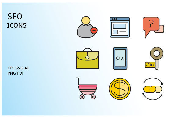Download Web SEO Icons Vector Set - Seo Collection