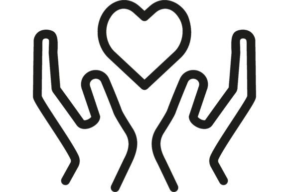 Download Heart Disease Prevention Line Icon. Hand - Disease Collection