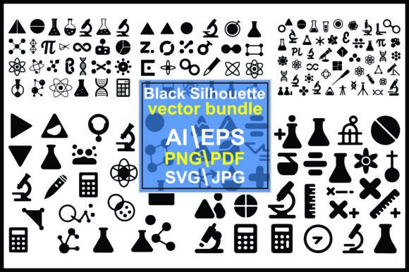 Download Silhouettes Science Laboratory Bundle - Laboratory Collection