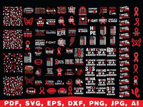 Download Heart Disease Awareness Svg, Red Ribbon - Disease Collection